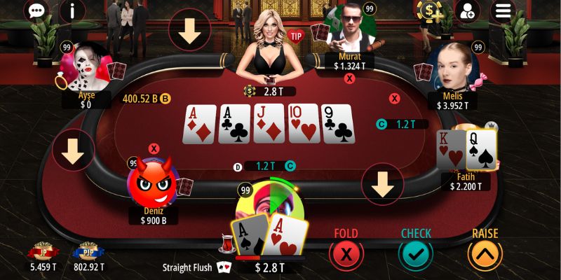 Cách chơi Poker chuyên nghiệp trong các vòng